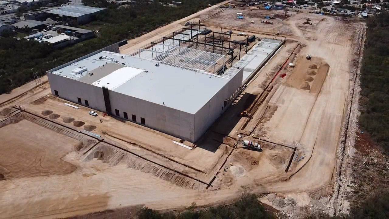 Avanza la construcción del nuevo centro logístico de Amazon
