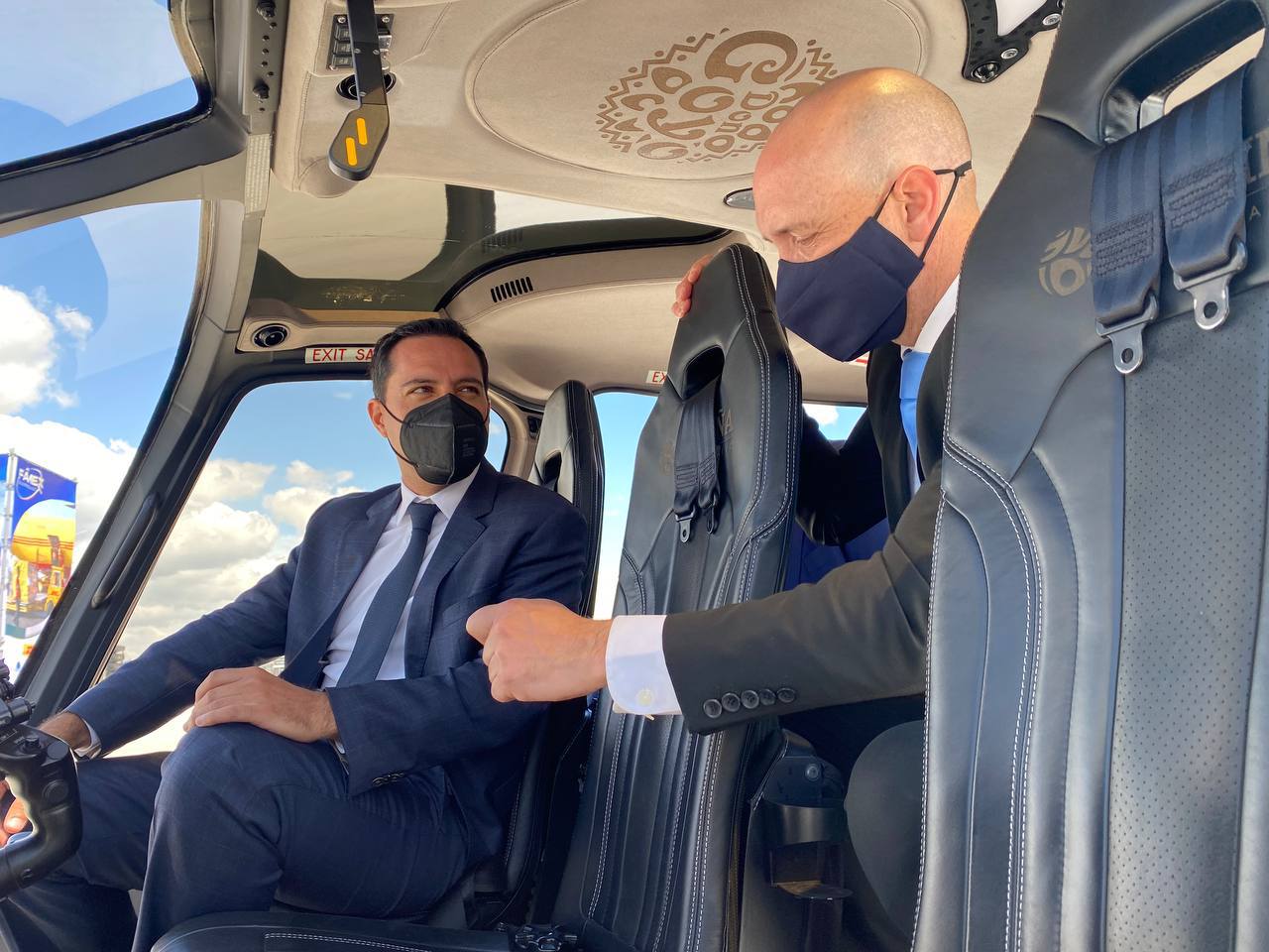 El Gobernador Mauricio Vila Dosal refrenda compromiso con la empresa Airbus para abrir escuela de pilotos de helicópteros en Yucatán