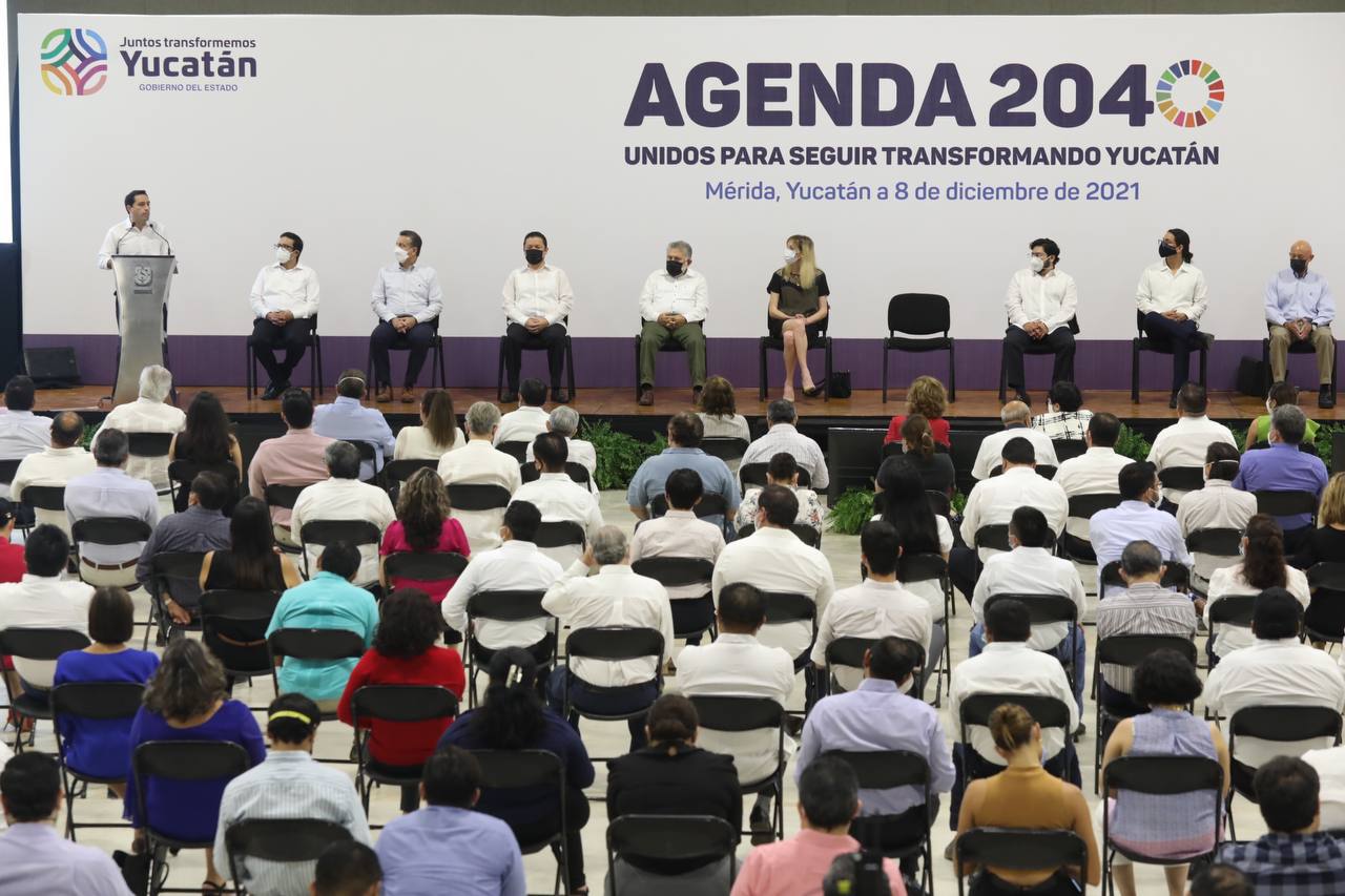 El Gobernador Mauricio Vila Dosal presenta la Agenda 2040, iniciativa que escuchará las voces de todos para construir el Yucatán del futuro