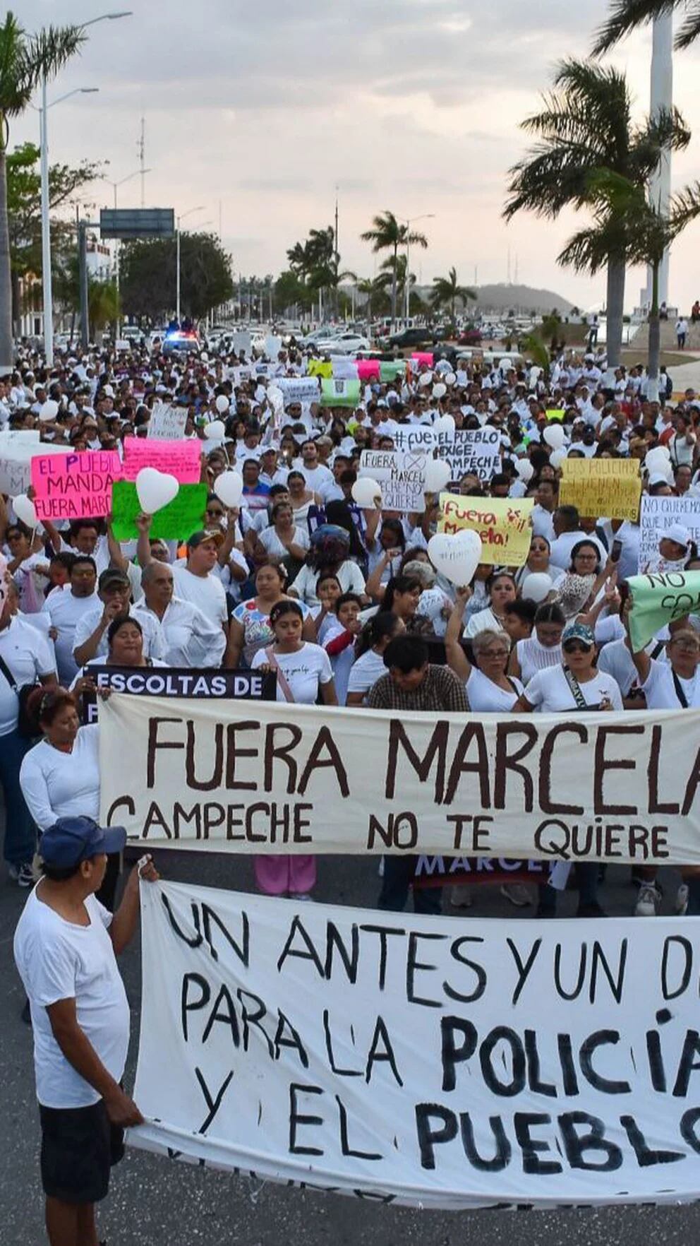 Policías de Campeche alertan a policías de Yucatán a no dejar entrar a Morena