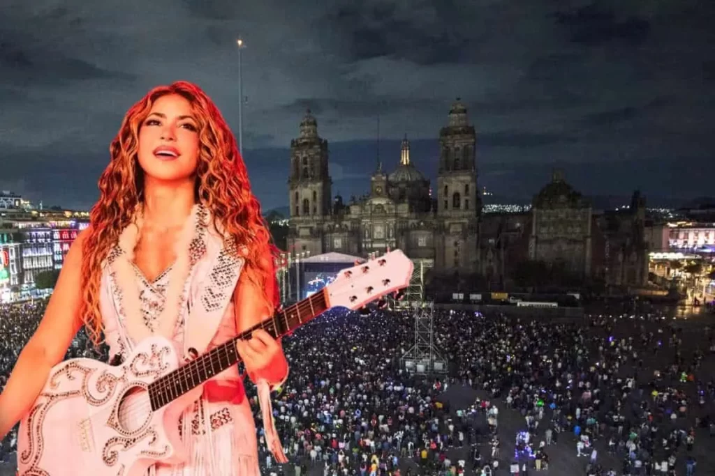 ¡Oficial! Shakira dará concierto GRATIS en el Zócalo de la CDMX