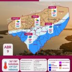 Entre calor y algunas lluvias