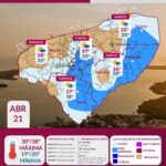 ¡Sol radiante y lluvias aisladas!