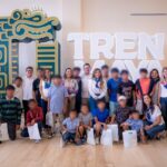 Niños de Casa Otoch viajan por primera vez en el Tren Maya rumbo a Cancún