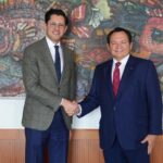 Gobernador Joaquín Díaz Mena expone proyecto del Renacimiento Maya al canciller Roberto Velasco Álvarez