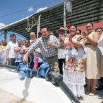 Rehabilitan sistema de agua potable en Muxupip tras más de 30 años