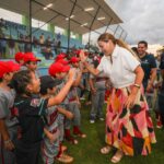Mérida Enchula más de 400 espacios deportivos con nueva iluminación: Cecilia Patrón